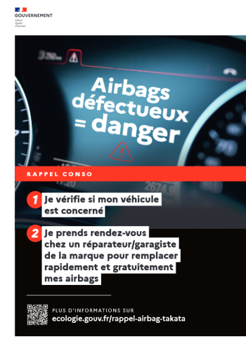 Rappel airbags Takata : quelles sont les marques concernées ?